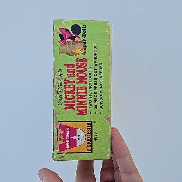 Vintage Walt Disney Whitman 1972 Mickey & Minnie Mouse Paper Dolls - Picture 4 of 12